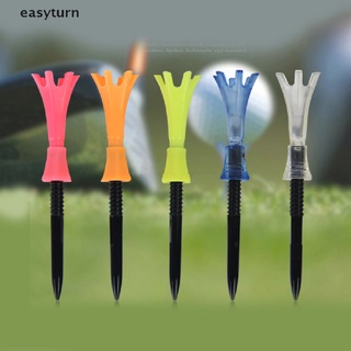 Easyturn 4 ชิ้น ​ชุดที่ตั้งลูกกอล์ฟ พลาสติก ปรับความสูงได้