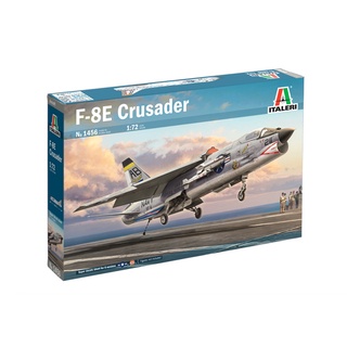 พลาสติก โมเดล ประกอบ ITALERI สเกล 1/72 F-8E Crusader (1456)