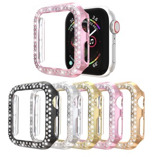 เคส apple watch เคสนาฬิกาข้อมือ apple watch 38/40/42/44 มม. แบบเปลี่ยนสําหรับ iwatch series 6/5/4/3/2/1 , For Apple Watch SE Case ชิ้น bling มิลลิเมตรสําหรับ เคสนาฬิกาข้อมือสไตล์หรูหรา