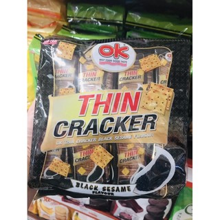 OK THIN CRACKER แครกเกอร์ รสงาดำ 256 G