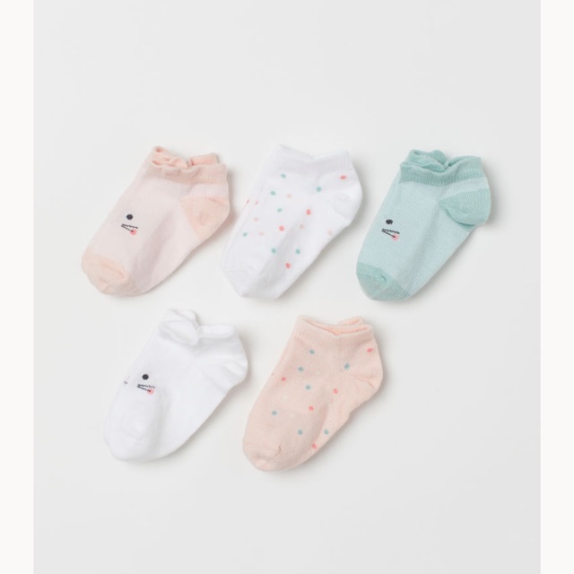 ชุดถุงเท้าแมวคอสั้น VND HM/Us 5 ชิ้น มาตรฐาน Auth