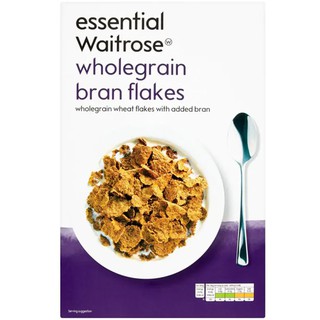 🔥สินค้าขายดี!! Waitrose Essential Wholegrain Bran Flaker แบรนเฟลกส์ เวทโทรส 750 กรัม คุณภาพระดับพรีเมี่ยม