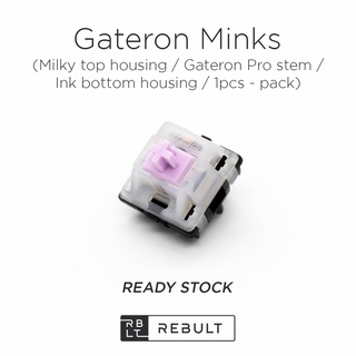 Gateron Minks (ด้านล่างหมึกด้านบน) สวิตช์เชิงกล สําหรับคีย์บอร์ดเชิงกล