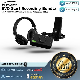 Audient : EVO Start Recording Bundle by Millionhead (ชุดที่รวบรวมอุปกรณ์สำหรับการใช้งานแสดงสด สามารถจบครบในชุดเดียว)