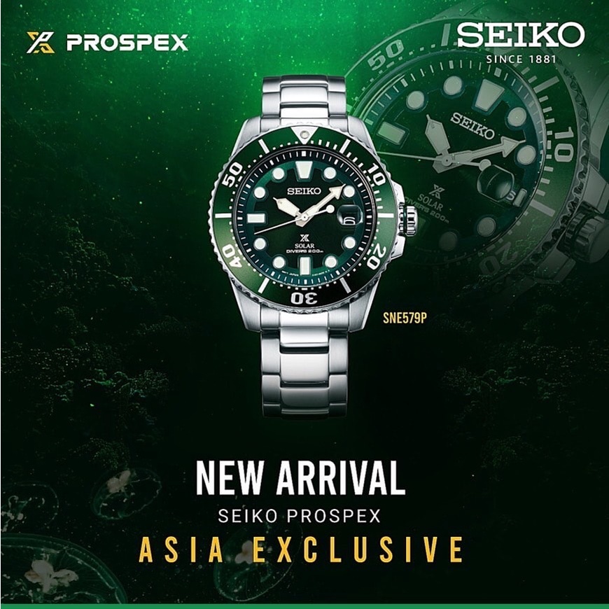 นาฬิกา SEIKO PROSPEX SOLAR " ASIA EXCLUSIVE " รุ่น SNE579P