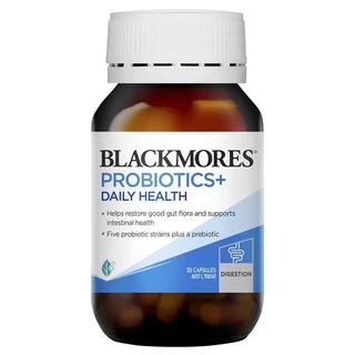Blackmores Probiotics+ Daily Health 90 Capsules โปรไบโอติกและพรีไบโอติก สนับสนุนสุขภาพลำไส้