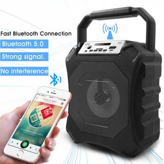 ลำโพงBluetooth ลำโพงบลูทูธ ลำโพงจิ๋วเสียงเกินตัว มีไฟดิสโก้ในตัว