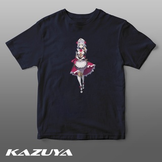 เสื้อยืดผู้ Kazuya TM-0199 GENSHIN IMPACT - NOELLE - เกม S-5XL