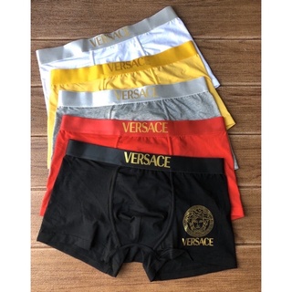 กางเกงในชาย 🔥พร้อมส่ง🔥กางเกงในชาย versace ทรงboxer ผ้านิ่ม โชว์ขอบแท้ๆๆ