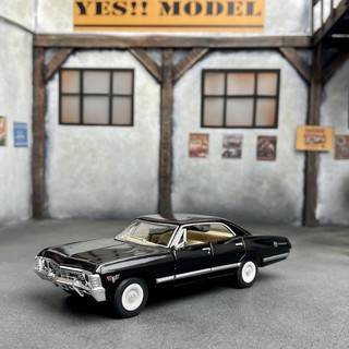 โมเดลรถเหล็ก CHEVROLET IMPALA scale 1:43 (เทียบสเกล 1:32 ความยาว 12.5ซม.  เนื่องจากรถจริงมีขนาดใหญ่) รถโมเดล เชฟอิมพาล่า