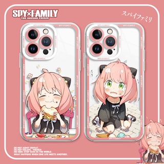 เคสโทรศัพท์มือถือแบบนิ่ม ใส ลายการ์ตูนอนิเมะ Anya phone case  SPY x FAMILY น่ารัก สําหรับ iPhone 14 13 12 11 pro promax x xs xsmax xr 7 8 plus