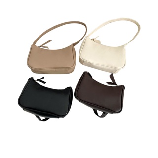 โปรโมชั่น : （Narebig） กระเป๋าถือ กระเป๋าสะพายข้างแฟชั่น สีพื้น เรียบง่าย