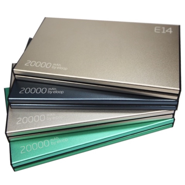 E14 Power Bank แบตสำรอง ความจุ 20000mAh พร้อมสายชาร์จ พาวเวอร์แบงค์ แบตเตอรี่สํารอง