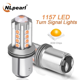 Nlpeal หลอดไฟเลี้ยว 1157 Bay15D Led P21 / 5 W 3030 Smd 1156 Ba15S P21W