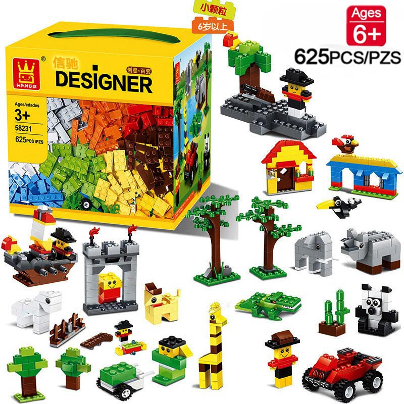 Wange 58231 จำนวนตัวต่อ 625 ชิ้น Bulk Brick Building Blocks DIY ...