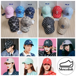 ของแท้ MLB monogram ball cap หมวก MLB หลายรุ่น ป้ายแท็กเกาหลี  🇰🇷