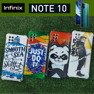 เคส TPU ยางใส ลายการ์ตูน สำหรับ Infinix Note 10