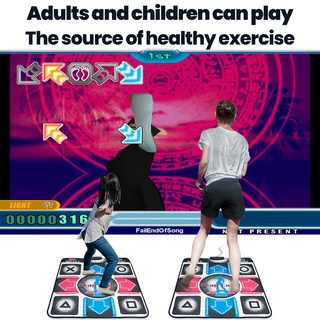 เกมเต้น Dance mat เกมเต้นต่อทีวีหรือคอมพิวเตอร์ แผ่นเต้น ออกกำลังกาย เกมกีฬา เกม อุปกรณ์ออกกำลังกาย แผ่นเกมเต้น USB mat