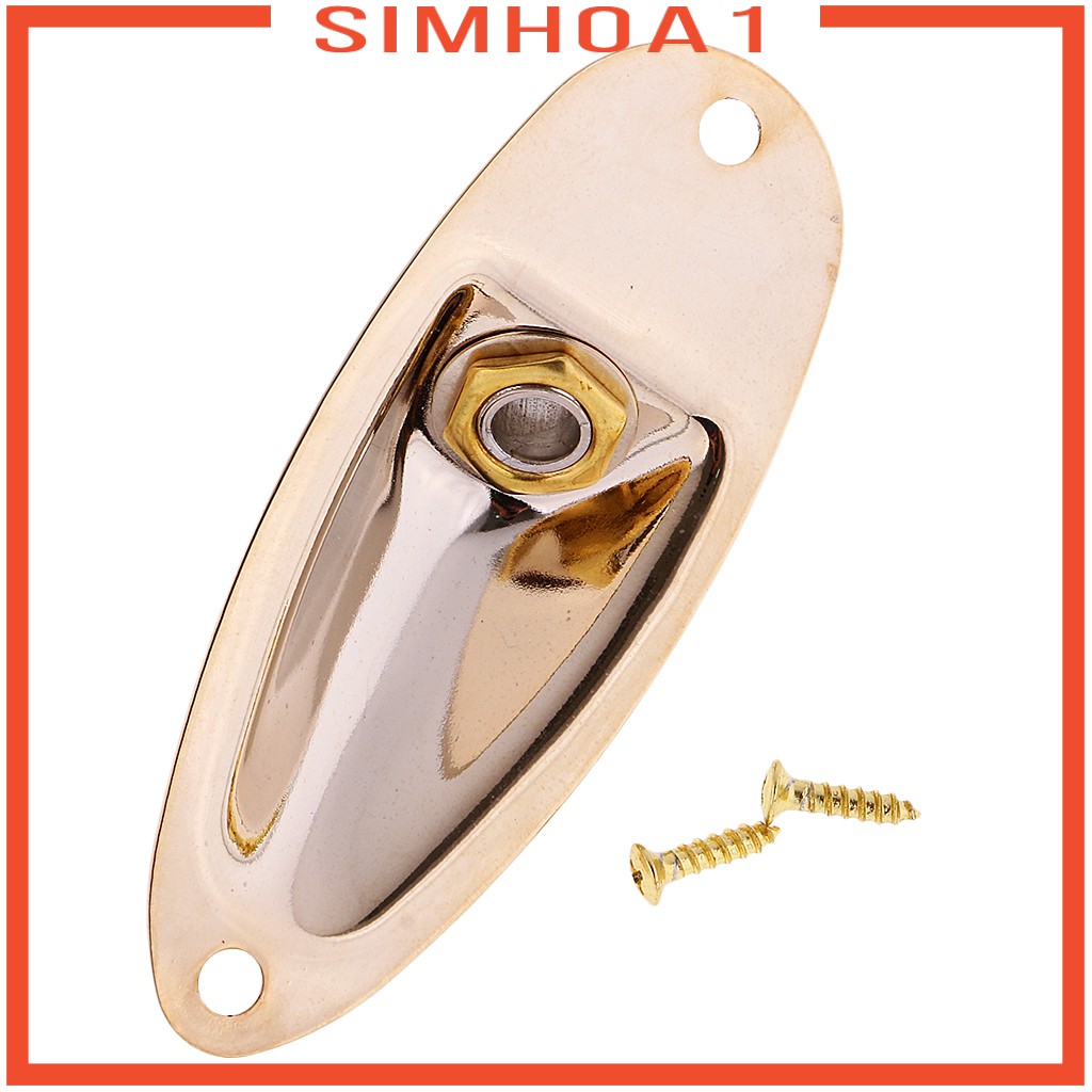 [SIMHOA1] แผ่นแจ็คซ็อกเก็ตเอาท์พุท 6.35 มม. สําหรับกีตาร์ไฟฟ้า ST ราคา ถูกที่สุด ดีลบีเคเค แกลเลอรีภาพที่ 2