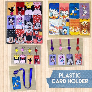 พร้อมส่ง ที่ใส่บัตรลายการ์ตูน พร้อมตัวโยโย่และ สายคล้องคอ หรือ พวงกุญแจ ลาย Disney