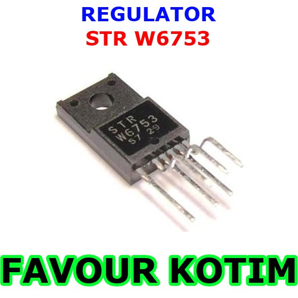 STRW6753 STR W6753 IC REGULATOR STRW 6753 STR W 6753 FVKOTIM