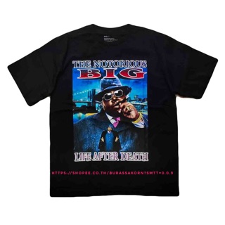 ราคาต่ำสุดเสื้อยืด Biggie / THE NOTORIUS BIG / LIFE AFTER DEATHผลิตจากผ้าคอตตอนแท้