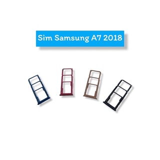 Sim Samsung A750 ถาดซิมนอก ถาดซิม ถาดซิมโทรศัพท์ ถาดซิมมือถือ ซัมซุง เอ750 Samsung A750 ถาดซิมA750/A7 2018 พร้อมส่ง