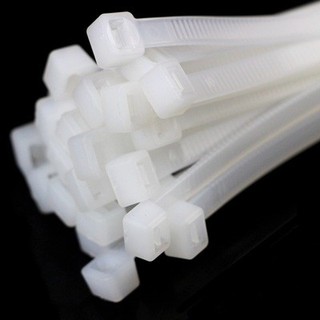 (50-100 ชิ้น!!) เคเบิ้ลไทร์ 8 - 20 cm Cable tie nylon สายรัดของ เข็มขัดรัดสายไฟ ถุง - สายรัดพลาสติกไนล่อน