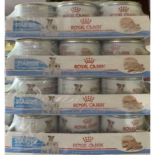 สินค้าใหม่  Royalcanin starter อาหารกระป๋องสุนัข ขนาด195กรัม