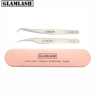 Glamlash กล่องเคสสแตนเลสสําหรับใส่เครื่องสําอาง Gl-01 Gl-02