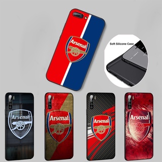 เคสโทรศัพท์แบบนิ่มลายทีมชาติฟุตบอล Arsenal Oppo A54 A91 F15 A92 A72 A52 A93 A94 R9 F1 Plus R9S Find X3