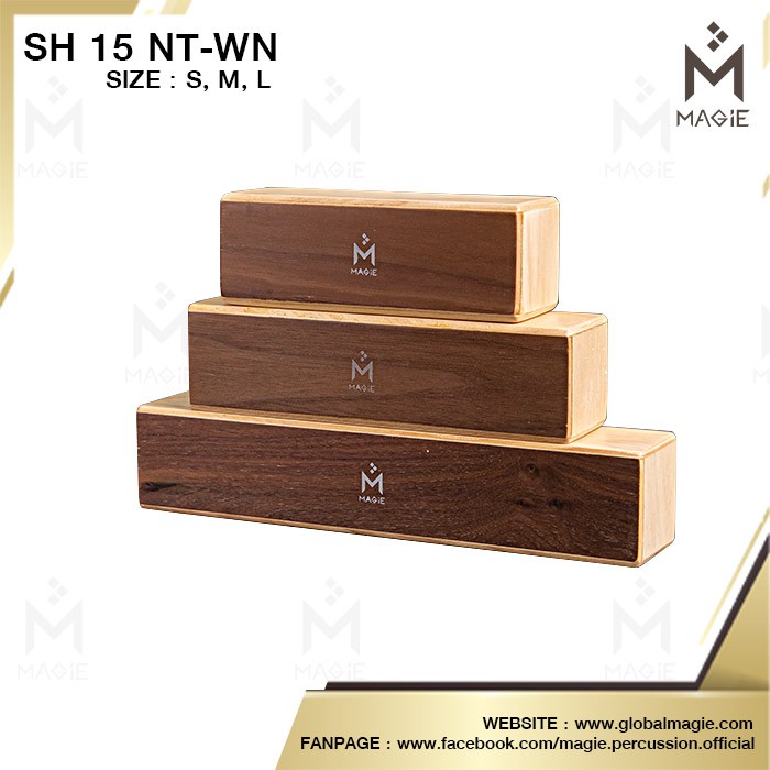 Magie Long Shaker Percussion รุ่น SH15S NT เชกเกอร์ยาว เชกเกอร์ ไม้ หลายขนาด เครื่องดนตรี เครื่องเคาะจังหวะ พกพา เดินทาง - รูปที่ 5