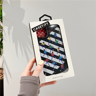 【SlimJim Zebra crossing】CASETIFY เคสโทรศัพท์มือถือหนัง คุณภาพสูง พร้อมกล่องบรรจุ สําหรับ iPhone 11 12 13 Pro MAX XR X XS MAX 6 7 8 Plus