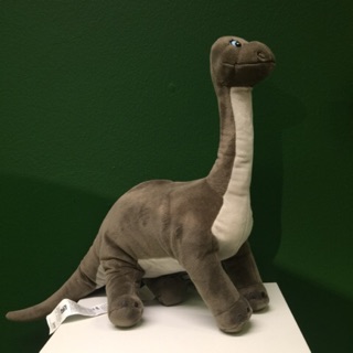 พร้อมส่ง! ตุ๊กตา ตุ๊กตาอิเกีย ตุ๊กตาไดโนเสาร์ 🦕 สีเทา เจ้าคอยาว Brontosaurus, 84 cm