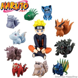 เซ็ตตุ๊กตาโมเดลฟิกเกอร์ Naruto And Animals Limited Edition Model Figure ชุด 11 ตัวแอคชั่นสุดน่ารักสินค้านำเข้า