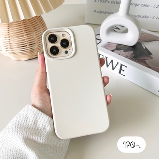 Silicone Case เคสซิลิโคน 🎞ซิลิโคนพรีเมี่ยมสีครีม