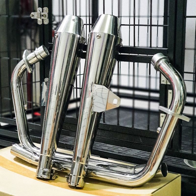 ท่อคู่ GPX LEGEND 250 TWIN เสียงทุ้ม + แถมจุกลดเสียง มีคลิปเสียง