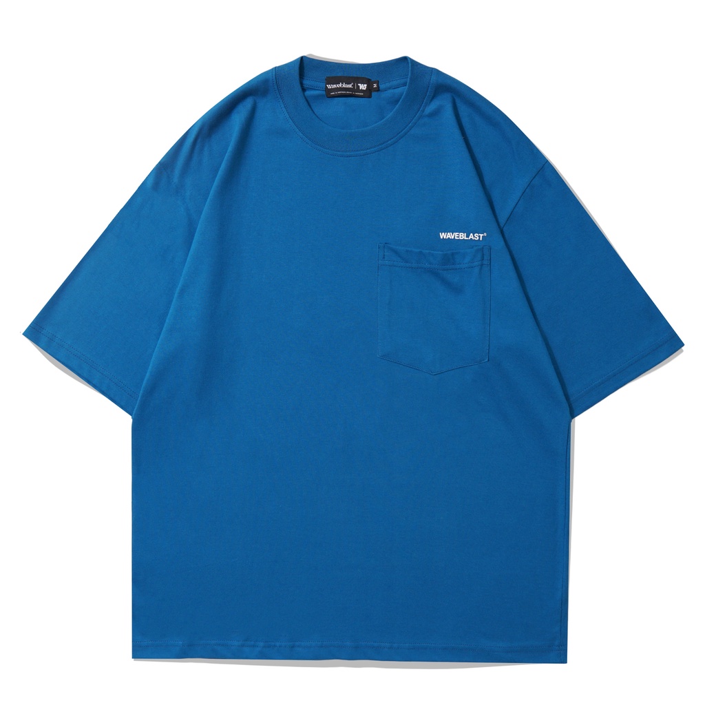 Waveblast Oversize T-Shirt Pocket สีน้ําเงินเข้ม
