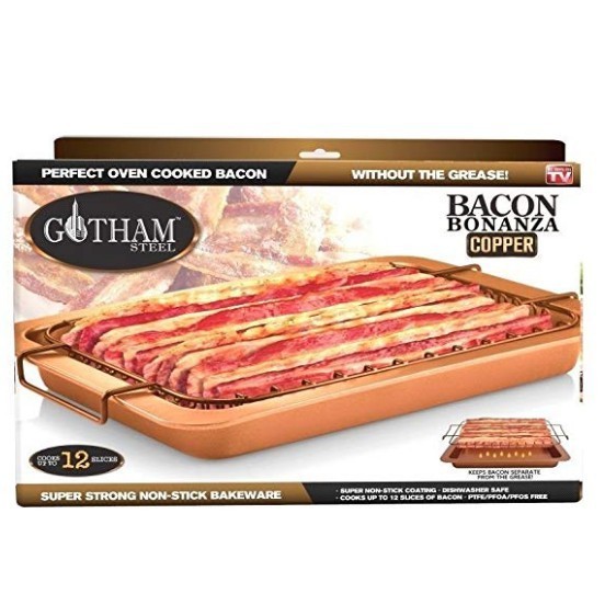 ถาดอบเบคอน Bacon Bonanza Copper by Gotham Steel รุ่น Gotham-19Jun-J1