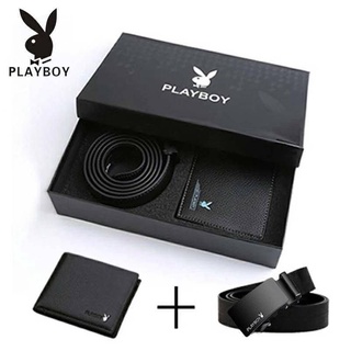 💜 เซทเข็มขัด​ playboy พร้อมกล่อง​ (ไม่มีกระเป๋า)​