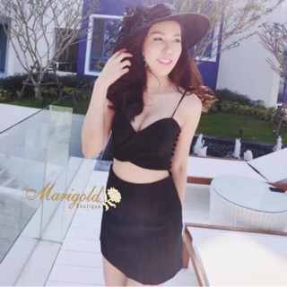 Set เสื้อสายเดี่ยว+กระโปรง