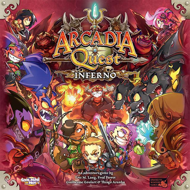 (ของแท้) Arcadia Quest Inferno บอร์ดเกม
