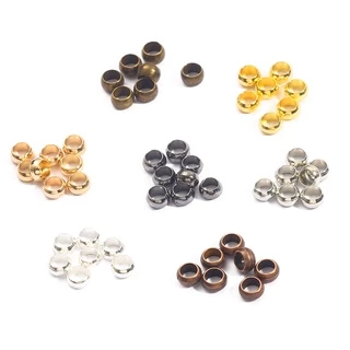 1.5-4 มม. Stopper Spacer ลูกปัดสําหรับ DIY สร้อยคอสร้อยข้อมือเครื่องประดับทํา