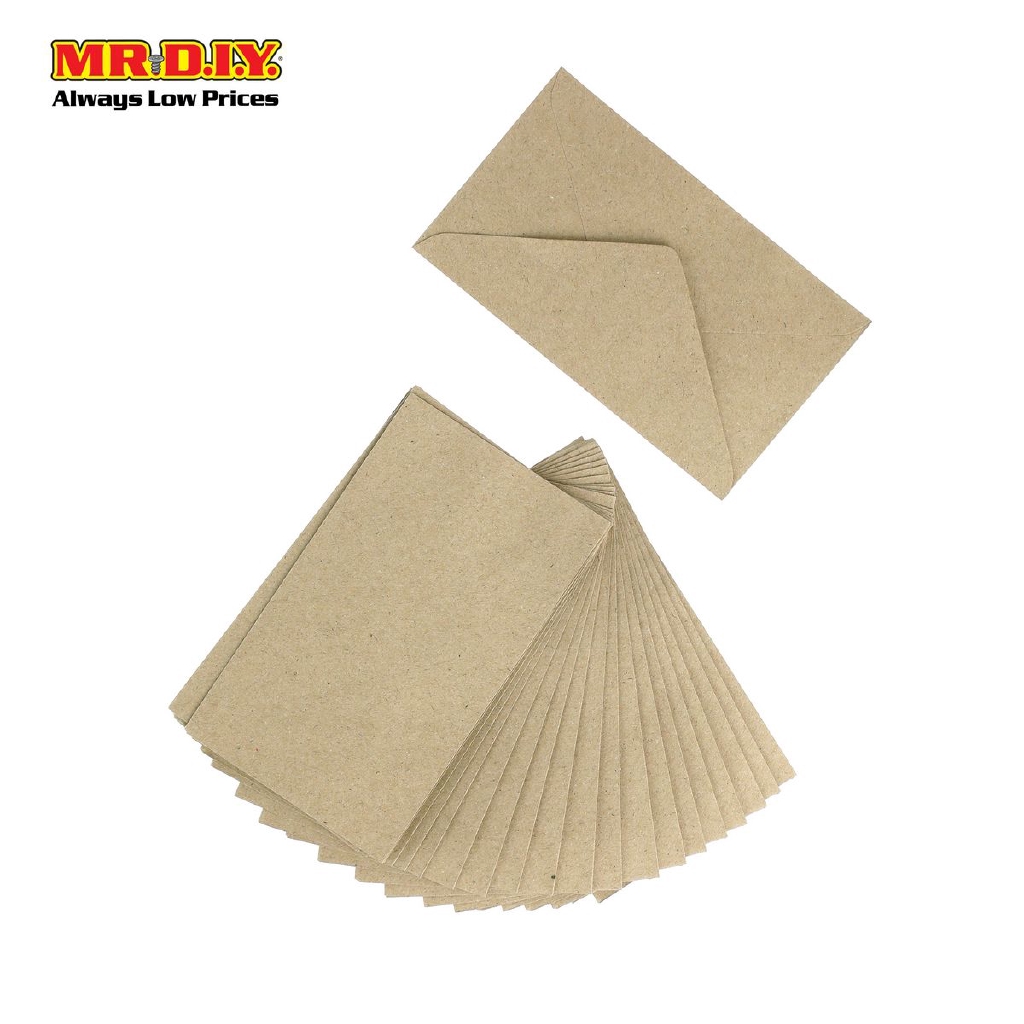 MR.DIY Fiber Recycled Euro Flap Envelope (25 ชิ้น)