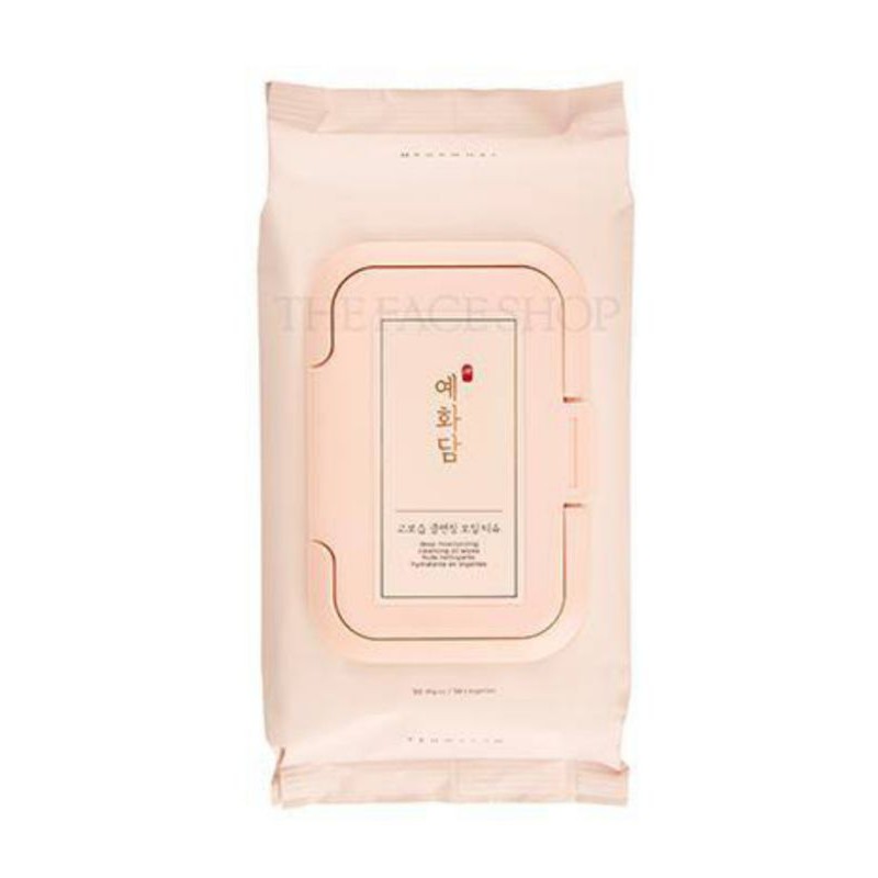 YEHWADAM DEEP MOISTURIZING CLEANSING OIL WIPES550.-