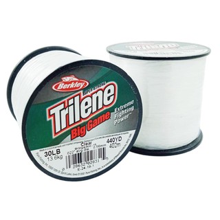 (ใช้โค้ด INCLS22 ลด 50% สูงสุด 100) เอ็นไทลีน Trilene Big Game Monofilament 1/4 สีขาวใส มีให้เลือก 9 ขนาด