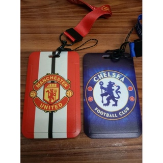 ที่ใส่บัตรลายMAN-U,CHELSEA,Liverpoolมีพร้อมสายคล้องคอราคาต่อชิ้นสวยงามกันน้ำ