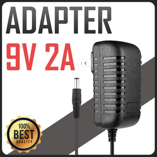 ADAPTER AC 110V 220V To DC 9V 2A 5.5x2.1mm Power Supply Adapter Charger หัว2.5mm