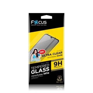 ฟิล์มกระจก สำหรับ iPhone ไอโฟน Focus 17 17Air 17Pro 17ProMax 17e 13 14 16 PM Pro Pl 15 ใส เต็มแผ่น ไม่มีสีที่ขอบ โฟกัส