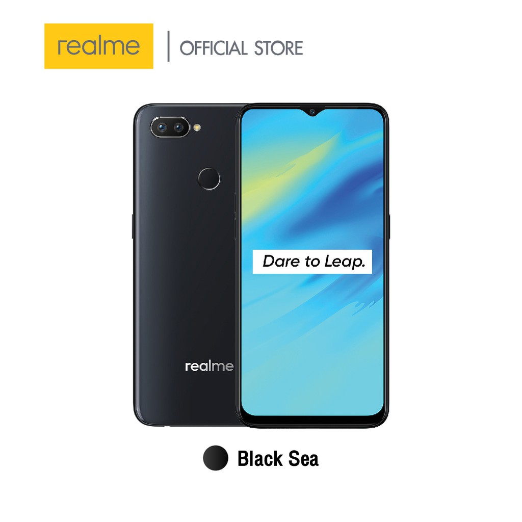 realme 2 Pro (4+64GB) กล้อง AI Beauty, หน้าจอใหญ่ 6.3 , ชิปประมวลผล Snapdragon 660 AIE , Black Sea